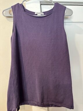 Coldwater Creek Plum Sleeveless Knit Tank